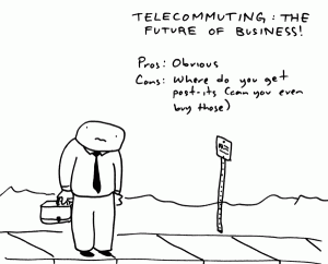 telecommuting-pro-and-con